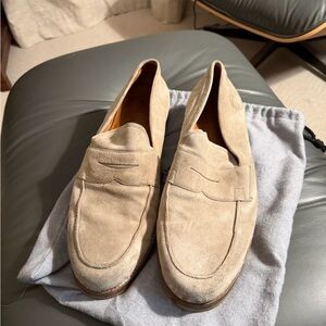Allen Edmonds Light Brown Suede Loafers